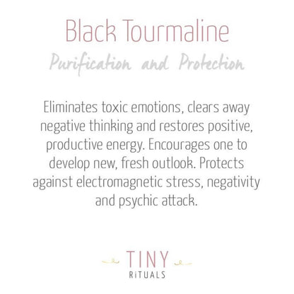 Black Tourmaline Energy Bracelet by Tiny Rituals