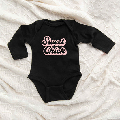 Sweet Chick | Baby Long Sleeve Onesie by The Juniper Shop