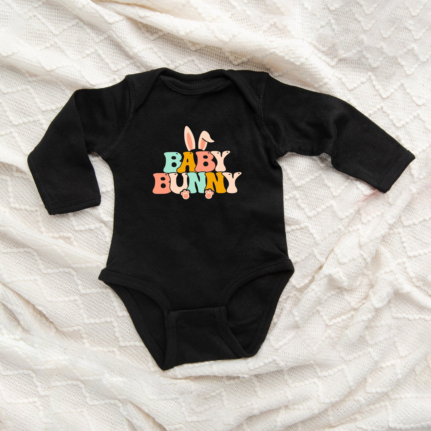 Baby Bunny Ears Baby Long Sleeve Onesie