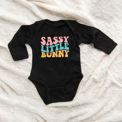 Sassy Little Bunny Baby Long Sleeve Onesie