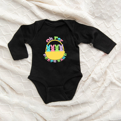 Oh For Peeps Sake Baby Long Sleeve Onesie