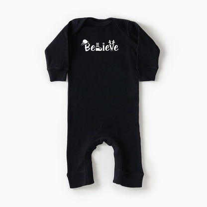 Believe Christmas | Baby Romper by The Juniper Shop