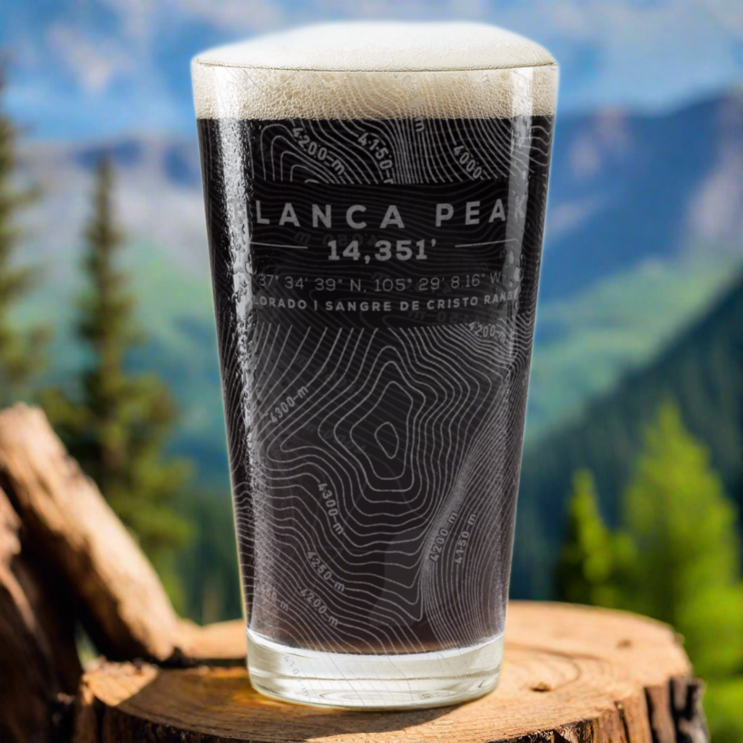 COLORADO 14ers Pint Collection by Lumengrave