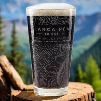 COLORADO 14ers Pint Collection by Lumengrave