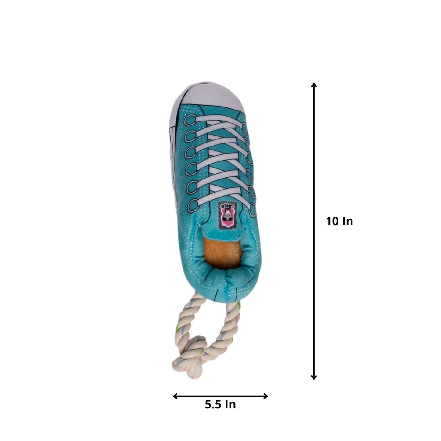 Squeaking Comfort Plush Sneaker Dog Toy Set