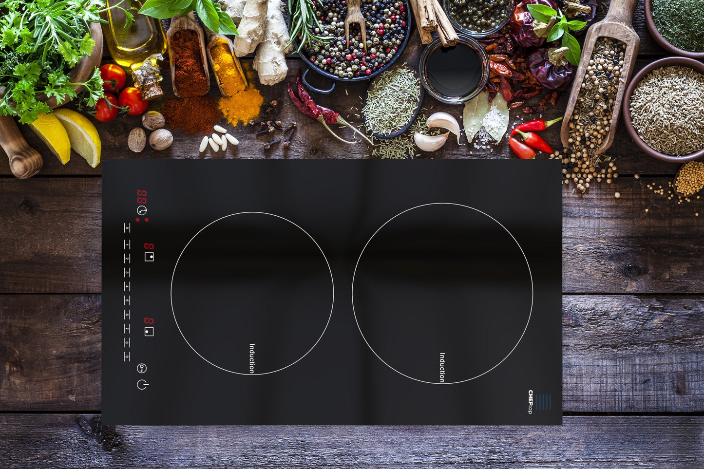 CHEFTop Pro - Dual Burner Induction Cooktop With Optional Induction Pan by Drinkpod