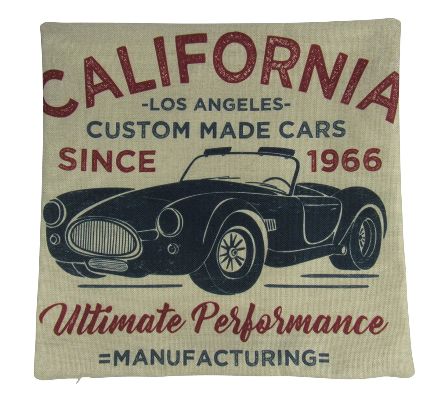 California Custom Cars Throw Pillow