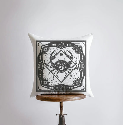 Cancer Zodiac Throw Pillow