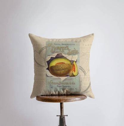 Cantaloupe Throw Pillow