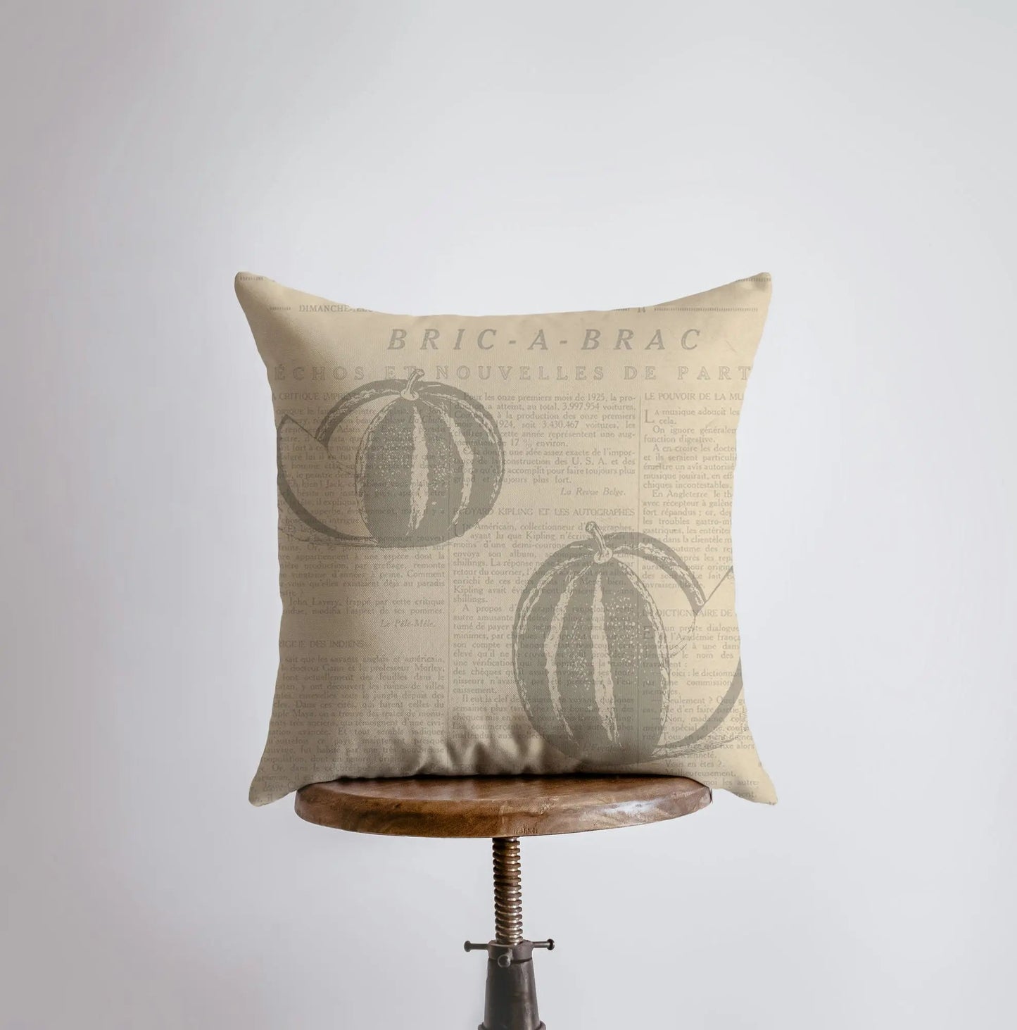 Cantaloupe Throw Pillow