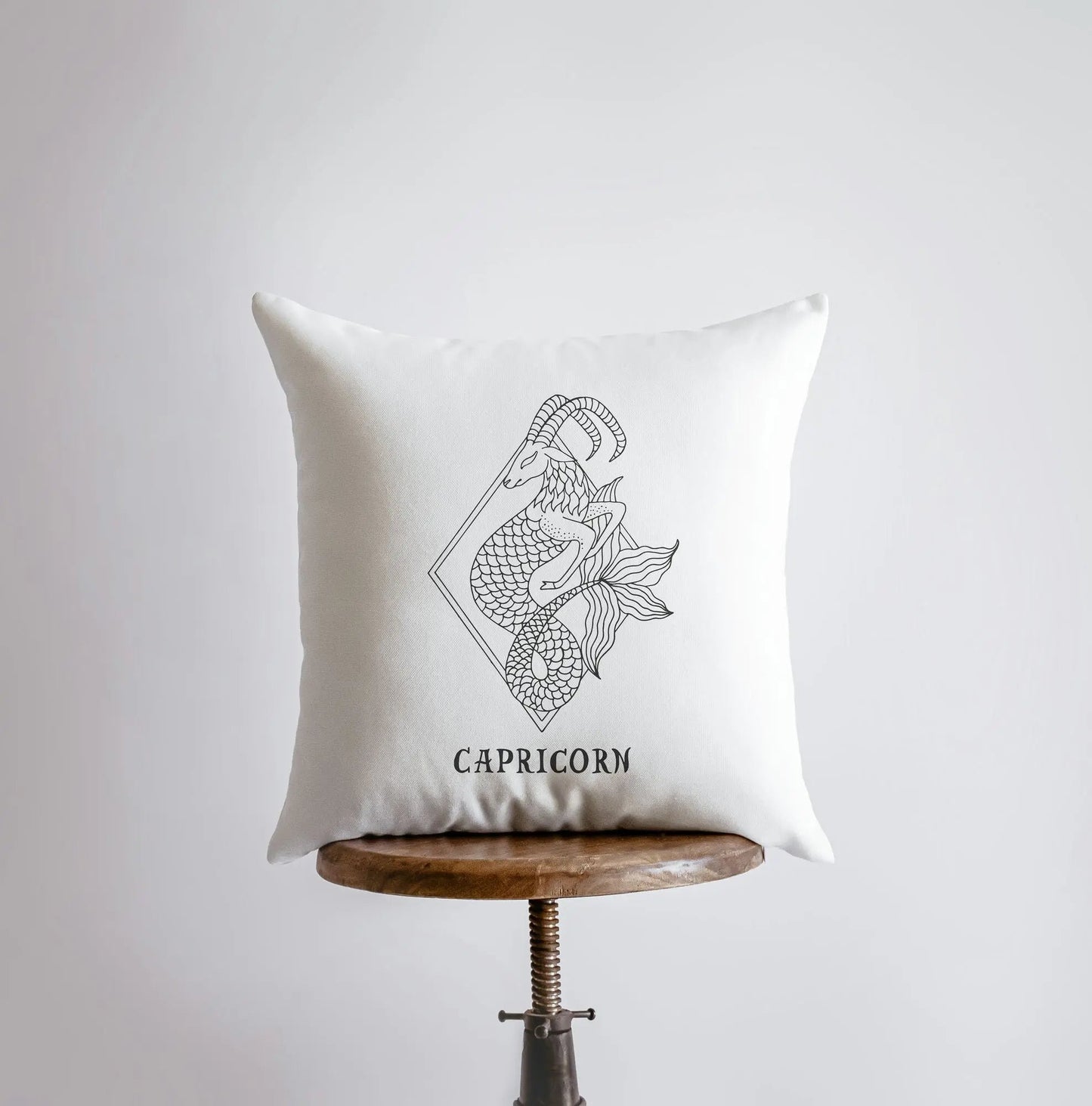 Capricorn Zodiac Throw Pillow