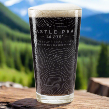 COLORADO 14ers Pint Collection by Lumengrave
