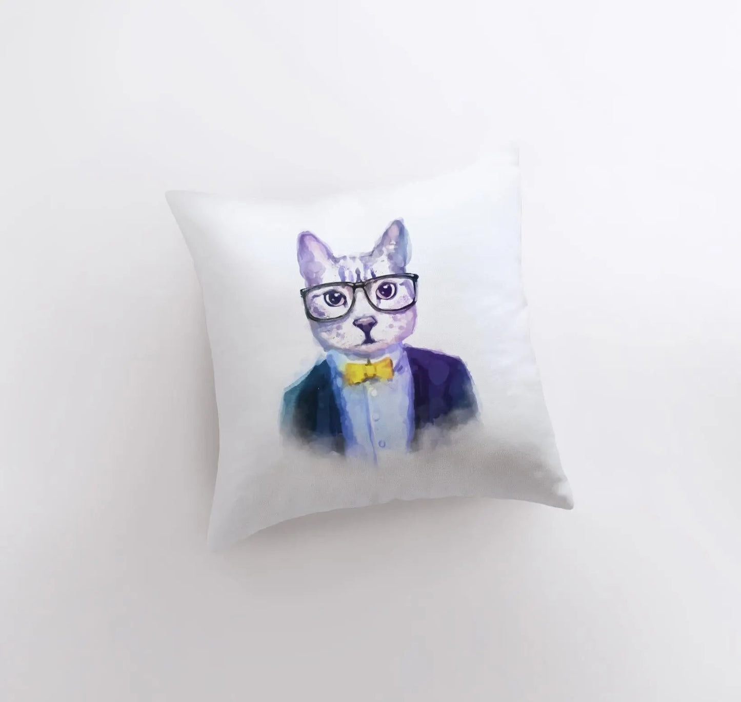 Cats Hipster Throw Pillow