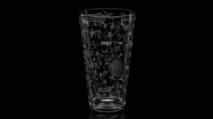PREHISTORIC CAVE ART Pint Glass by Lumengrave