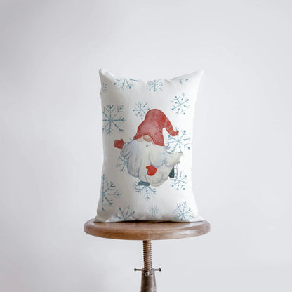 Christmas Gnome Red Had Throw Pillow