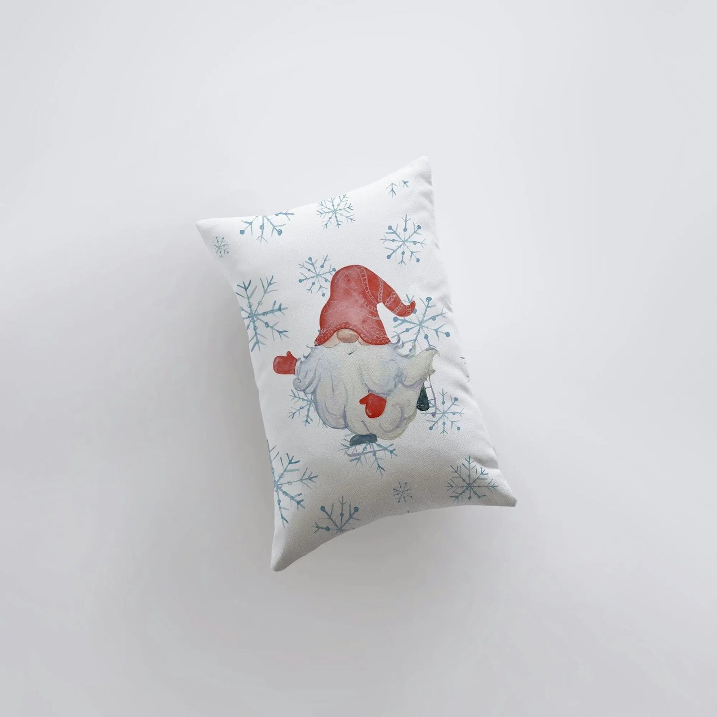 Christmas Gnome Red Had Throw Pillow