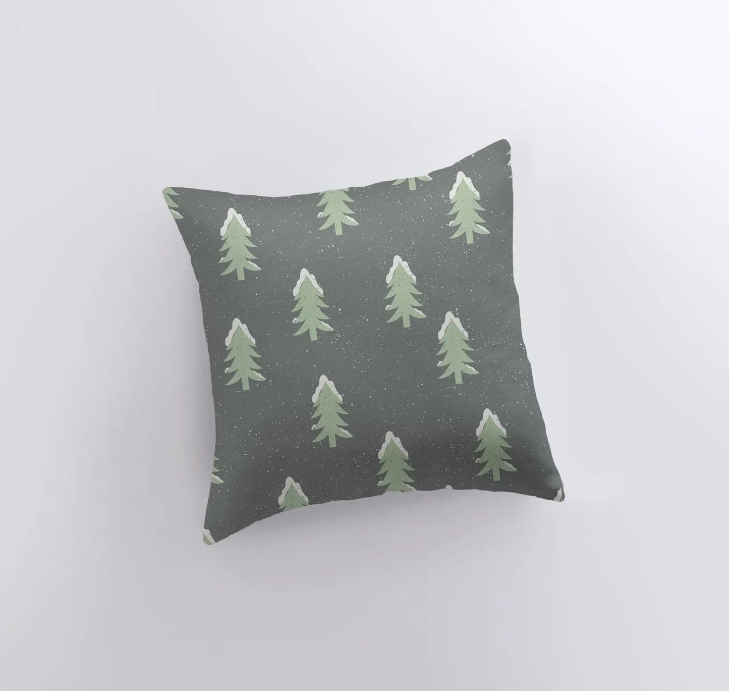 Christmas Trees Throw Pillow