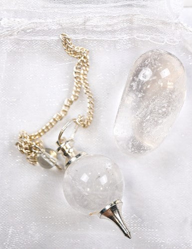 Clear Quartz Pendulum by Peacefful Intentions