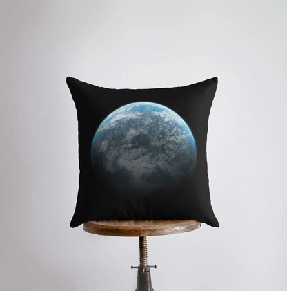 Earth Space Throw Pillow