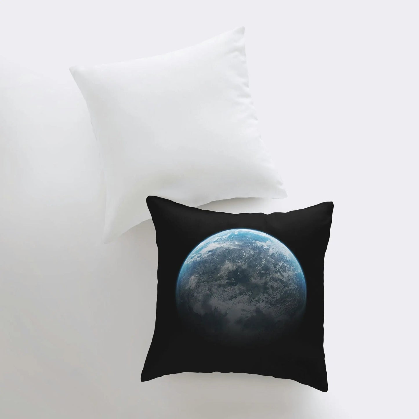 Earth Space Throw Pillow