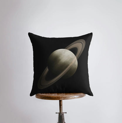 Saturn Space Throw Pillow