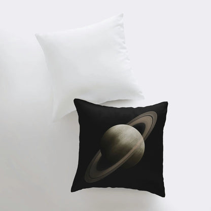 Saturn Space Throw Pillow