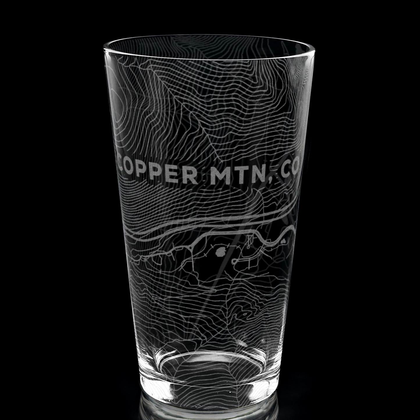 COPPER MTN, CO Pint Glass by Lumengrave
