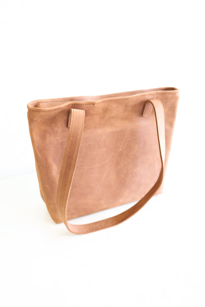 The Kilele Leather Day Tote