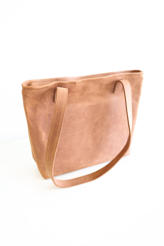 The Kilele Leather Day Tote