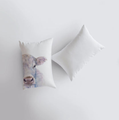 Cow Farmhouse Throw Pillow