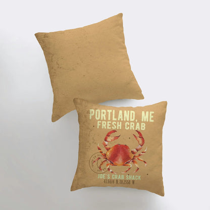 Crab Throw Pillow