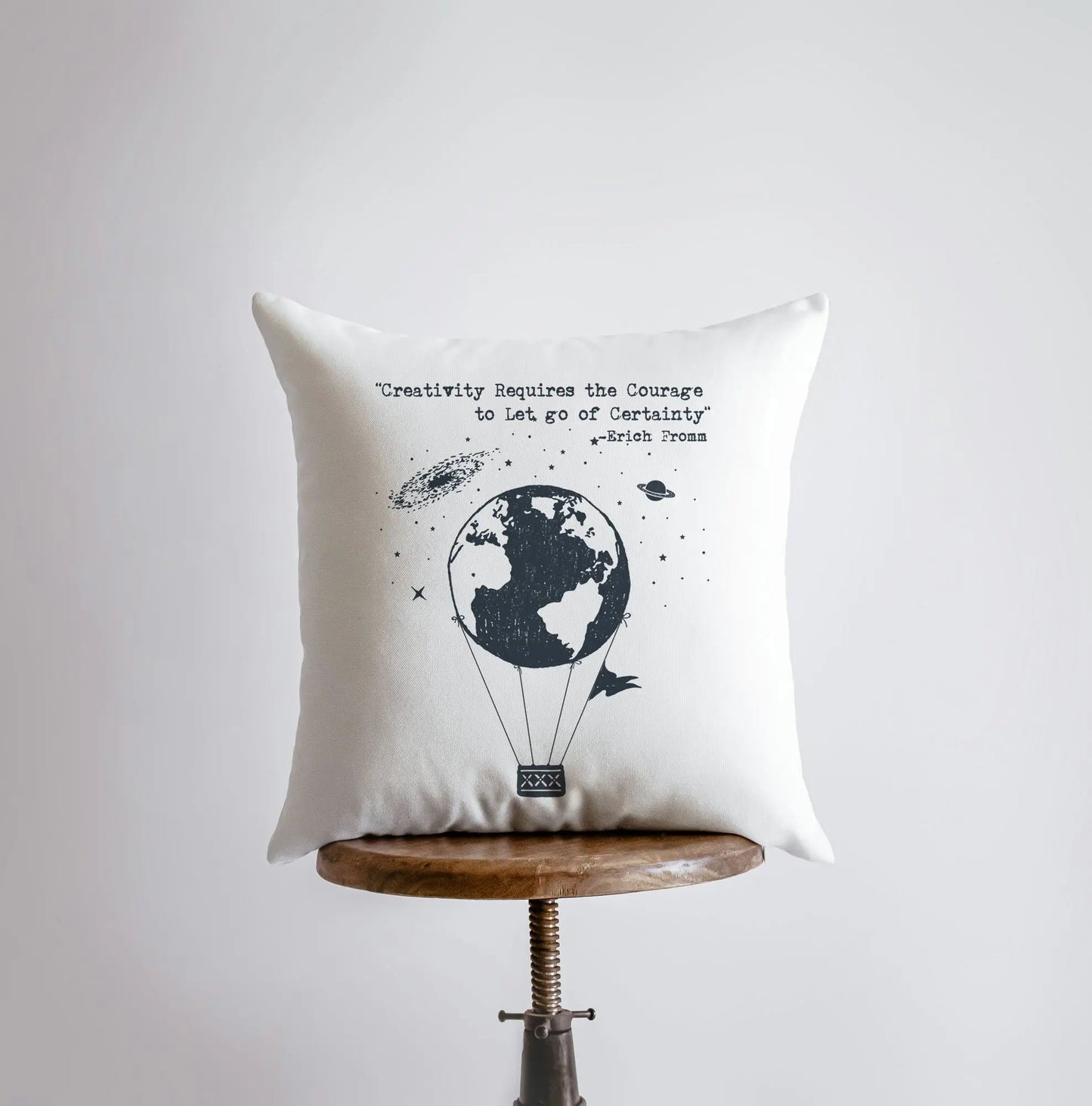 Creativity Requires Courage Throw Pillow