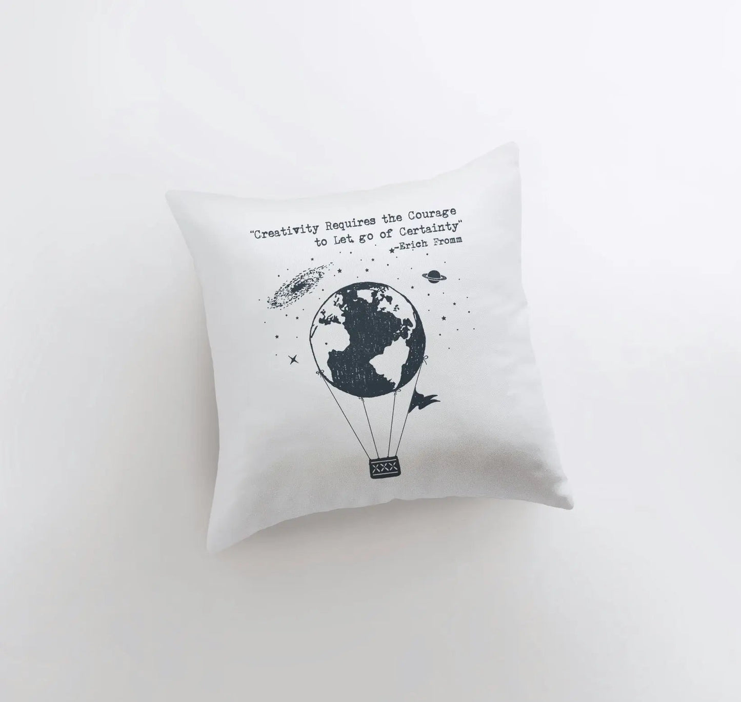 Creativity Requires Courage Throw Pillow