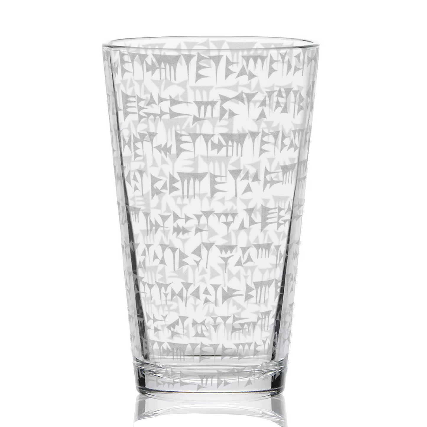 CUNEIFORM Pint Glass by Lumengrave
