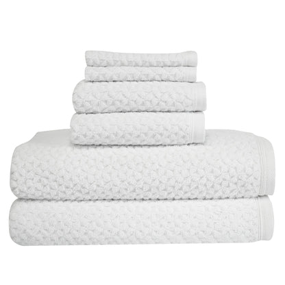 Hardwick %100 Turkish Cotton Towel Set of 6 - 2 Bath Towels, 2 Hand Towels & 2 Washcloths - Soft, Absorbent & Quick Dry by Classic Turkish Towels