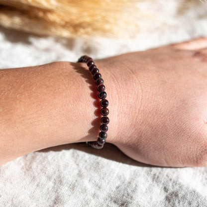 Garnet Energy Bracelet by Tiny Rituals