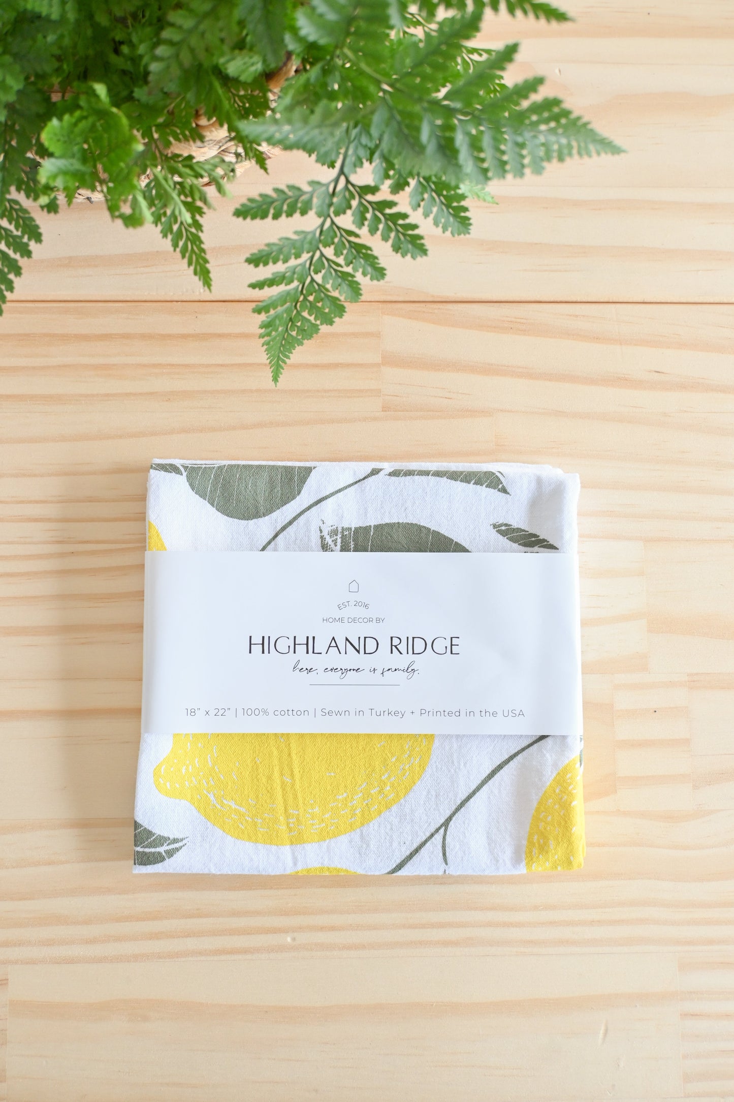 Lemon Tea Towel