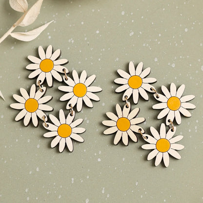 Daisy Chain Earrings by LE CHIC MIAMI