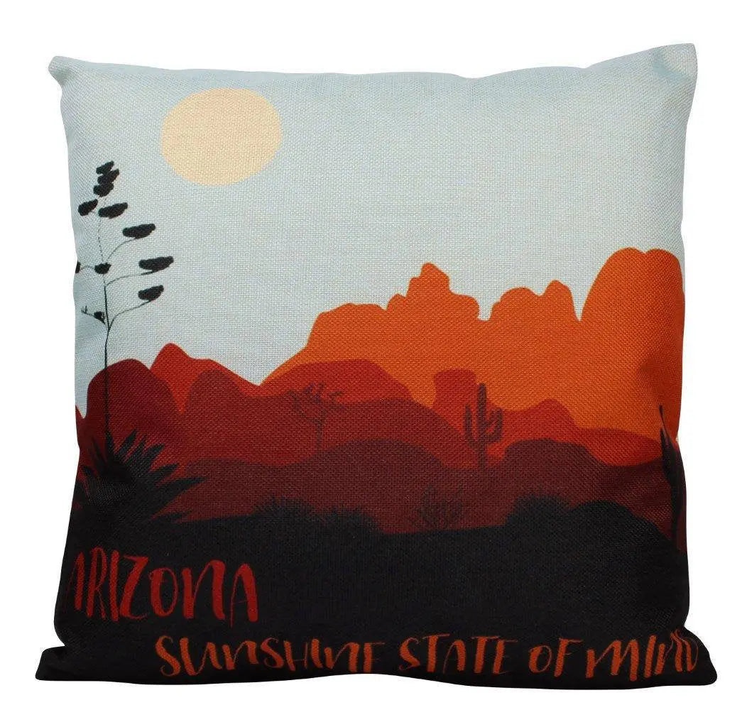 Desert Art Throw Pillow