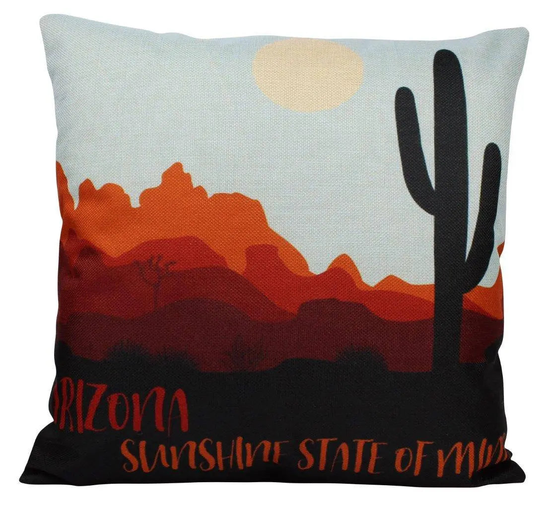 Desert Cactus Throw Pillow