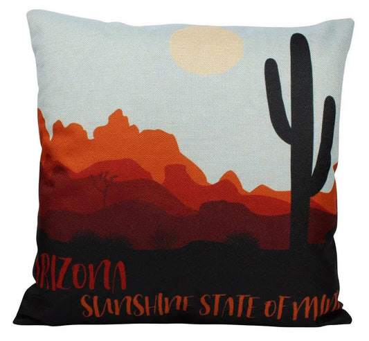 Desert Cactus Throw Pillow