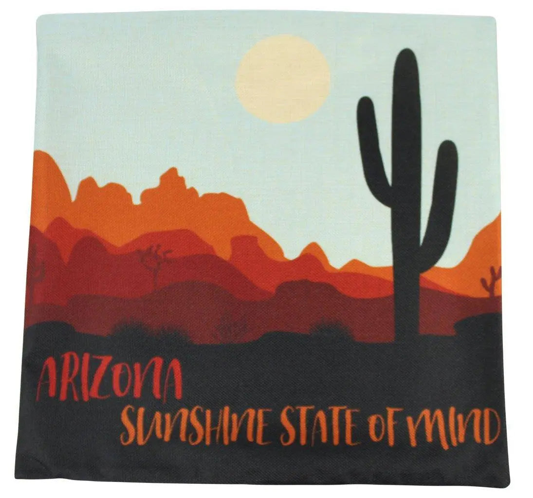 Desert Cactus Throw Pillow