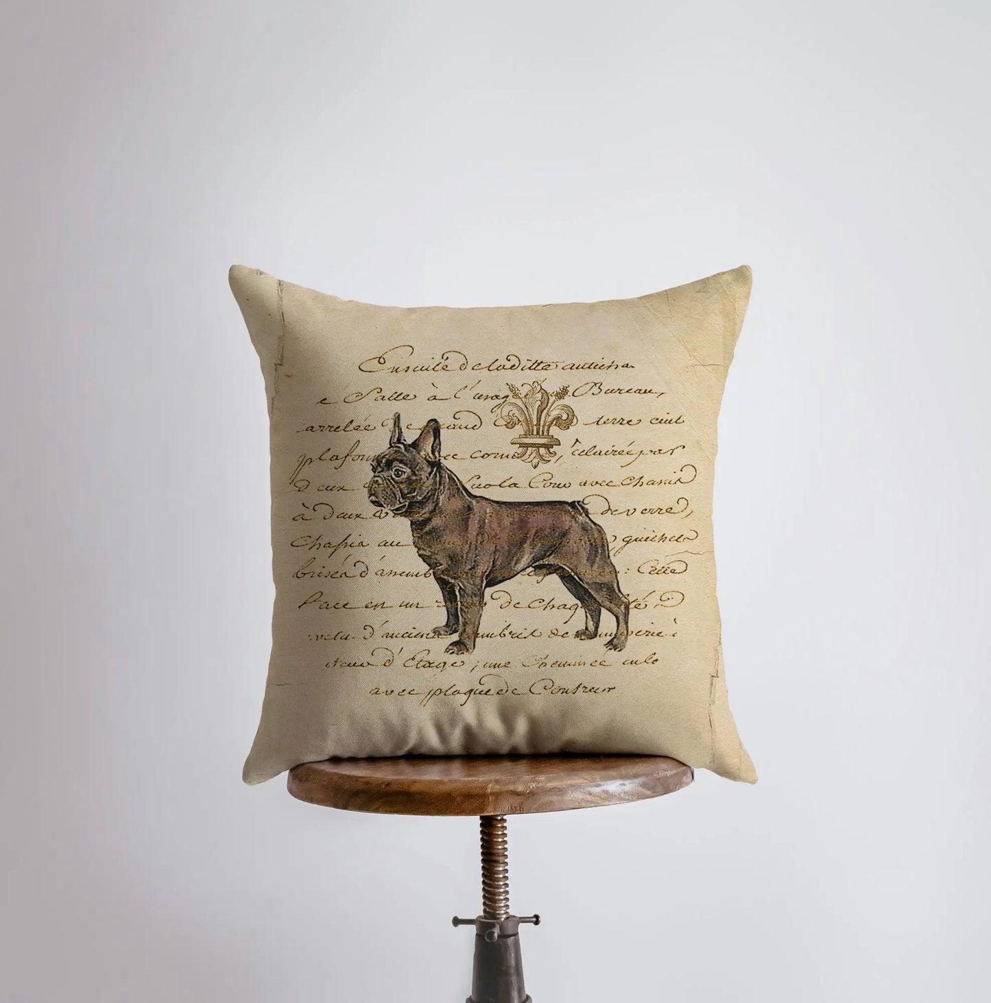 French Bull Dog Throw Pillow