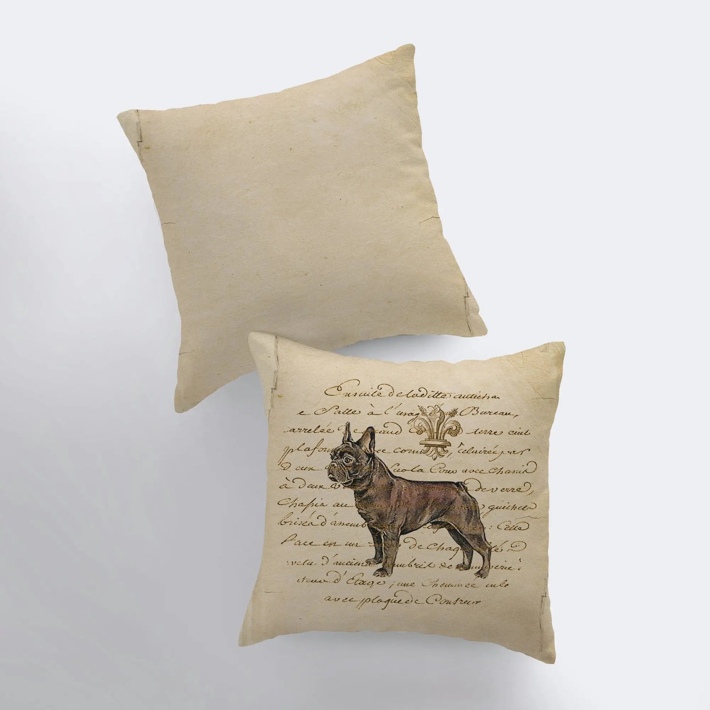 French Bull Dog Throw Pillow