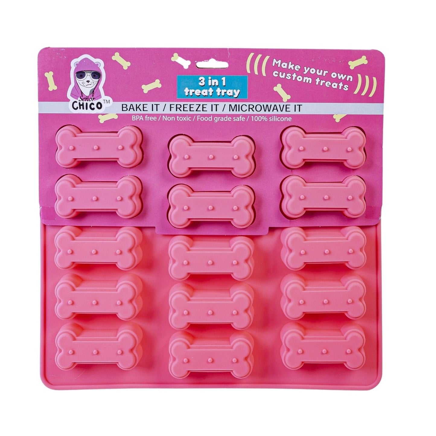 Set of 2 Pet Treat Baking Tray