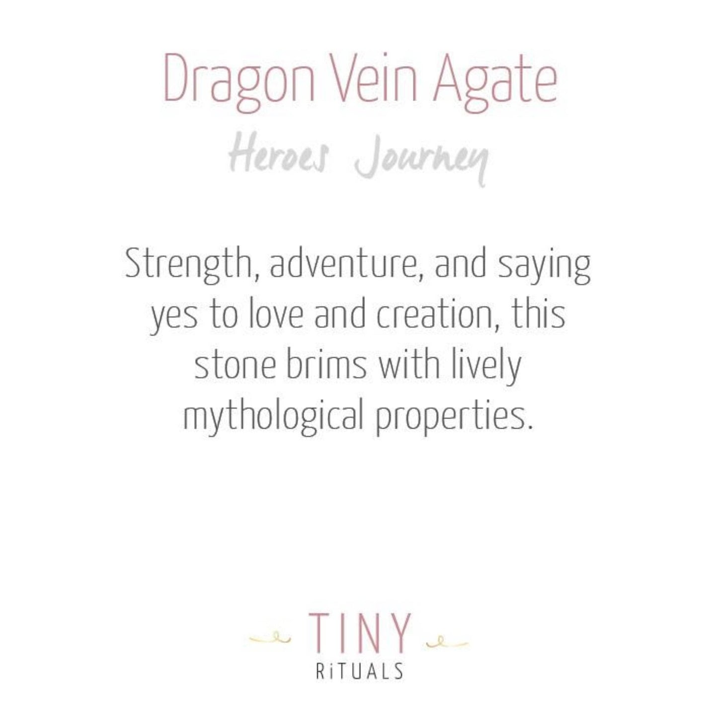 Dragon Vein Agate  Energy Bracelet by Tiny Rituals