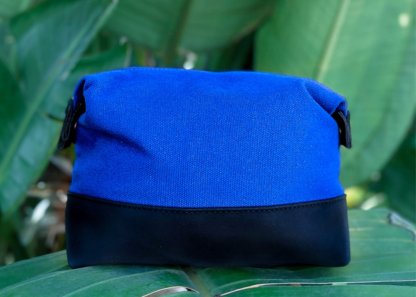 Travel Toiletry Bag - Eternal Optimist in Cobalt Blue by FourFour Co