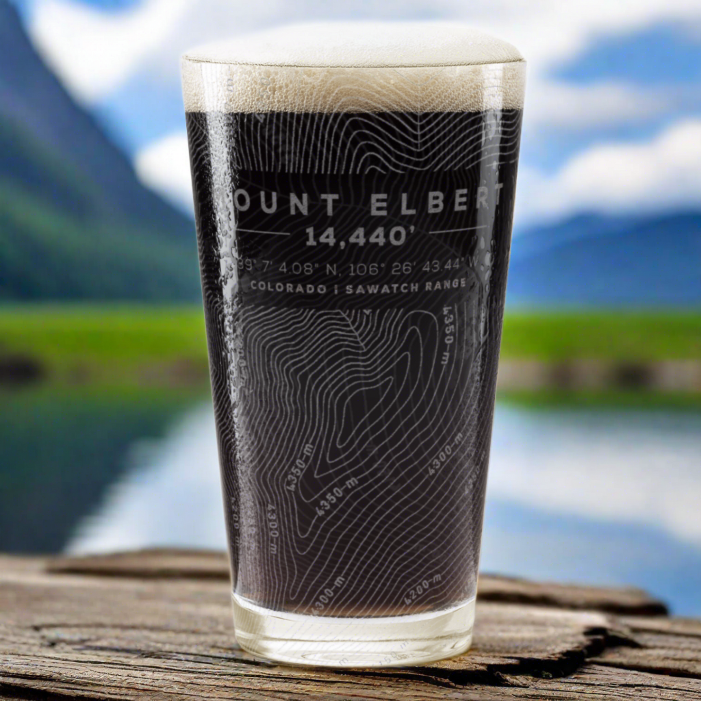 COLORADO 14ers Pint Collection by Lumengrave
