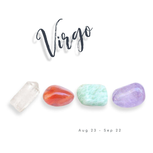 Virgo Zodiac Crystal Set by Energy Wicks