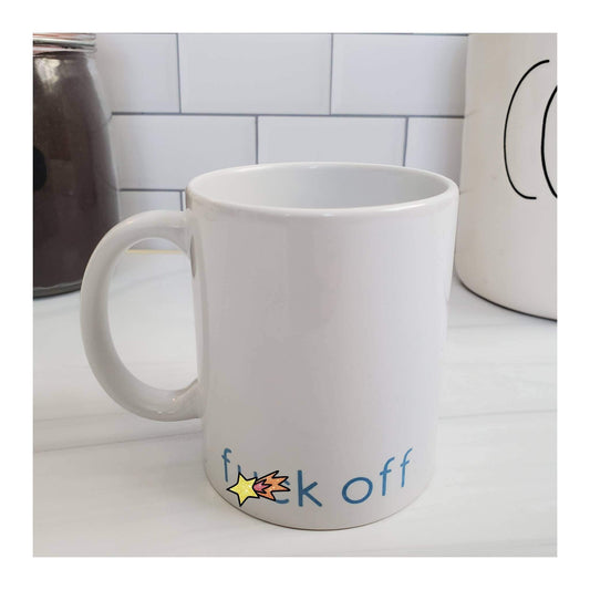 FUCK OFF Ceramic Coffee Mug by Salt and Sparkle